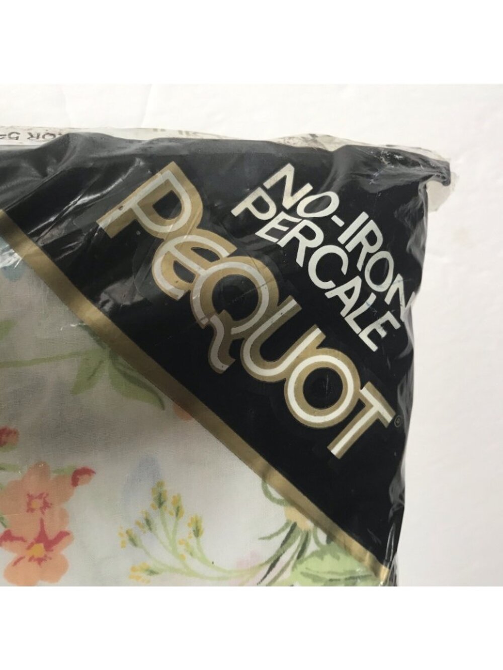 Vintage Pequot Double Fitted Sheet Floral Berries Cottage Gardens 54"x76" USA - Picture 2 of 12